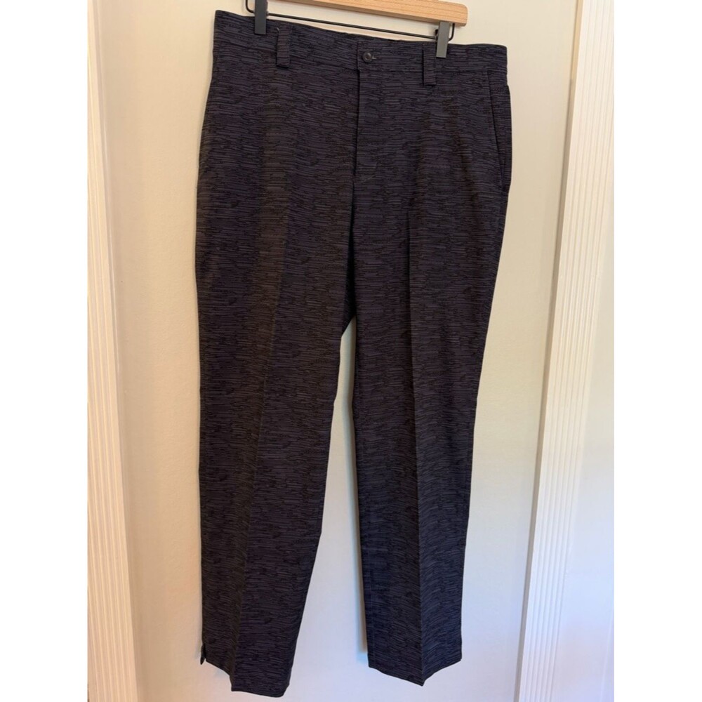 Slazenger Men’s Golf Pants Gray Black Performance Stretch W34 L32